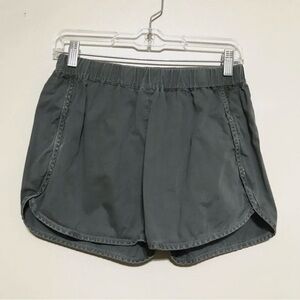 Madewell Gray Elastic Waist Pull On Shorts
